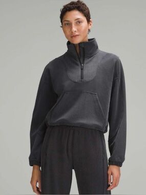 Lululemon Brushed Softstreme Ribbed Half Zip